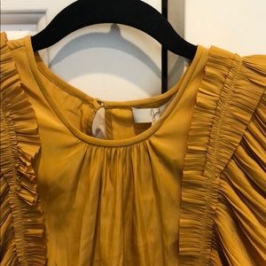 Joie NWT Dusty Gold Cruzita Top